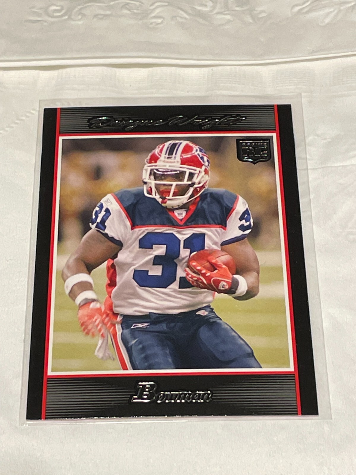 DWAYNE WRIGHT 2007 BOWMAN FOOTBALL CARD # 134 D2169
