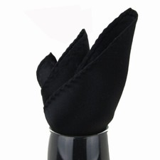 100 Silk Solid Satin Pocket Square for Business, Weddings  Formals