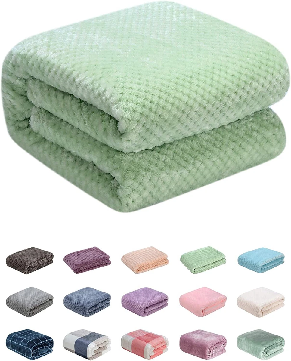 Fuzzy Throw Blanket Plush Fleece Blankets for Adults Toddler Boys and Girls