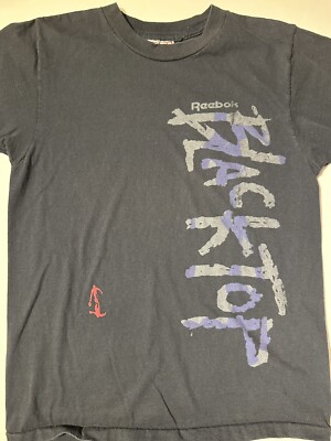 Vintage 90's Reebok Blacktop Shirt Size M, Made In USA Basketball