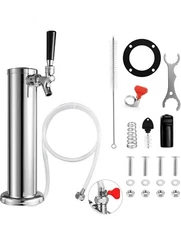 WELLBOM Draft Beer Tower Dispenser Single Beer Faucet Beer Tap 3 Inch
