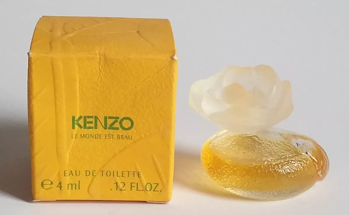 Mini Perfume KENZO LE MONDE EST BEAU EDT Miniature Parfum 4 ml 0 12 FL OZ