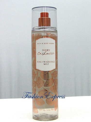Bath \u0026 Body Works Ivory Cashmere Fragrance Body Mist Spray 8 fl oz
