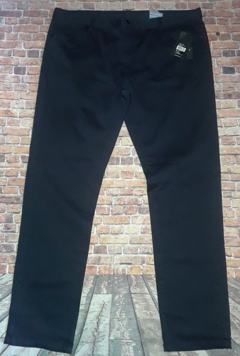 Tarocash Navy Benny Stretch Straight chino Fit 5-Pocket skinny Pants size 40 - Picture 2 of 4