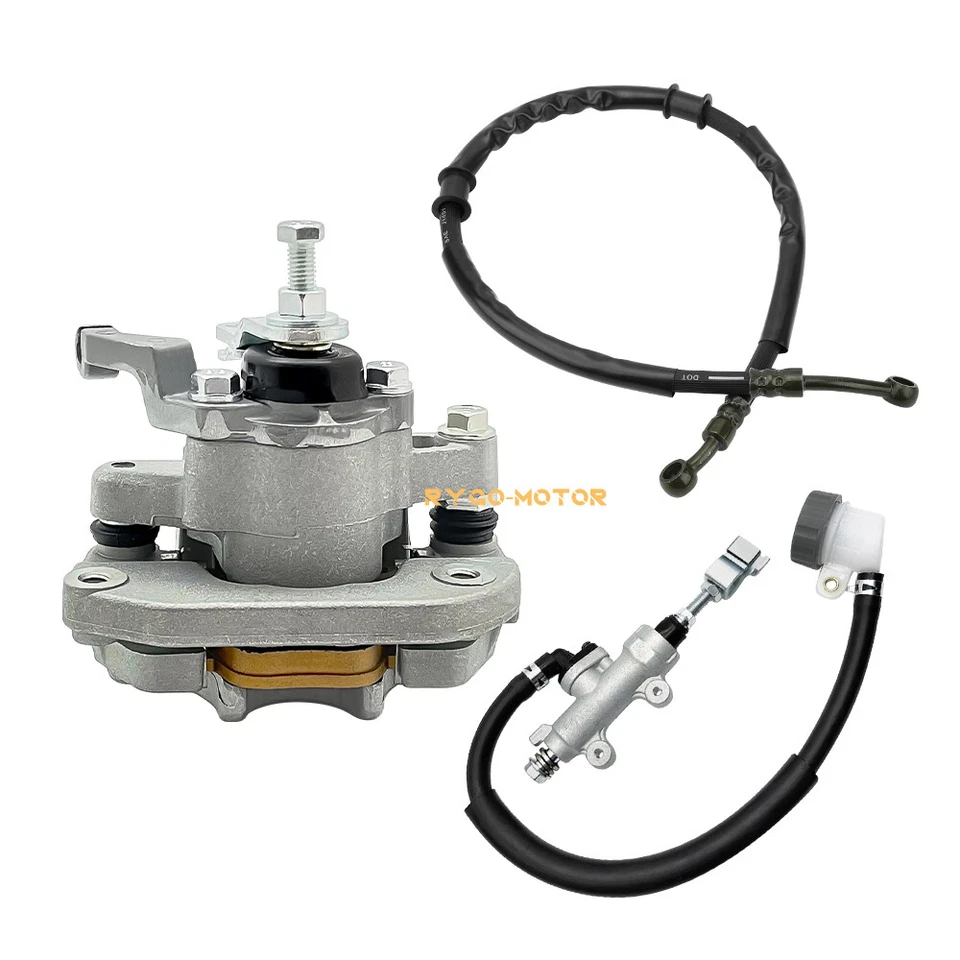 Kit de manguera de cilindro maestro de pinza de freno trasero para Honda TRX450R TRX450ER 2004-2014 Foto 2 de 4