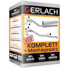 Auspuff für Opel Frontera A 2.0 i 4x4 3-Türen 92-95 2330mm Auspuffanlage *1631