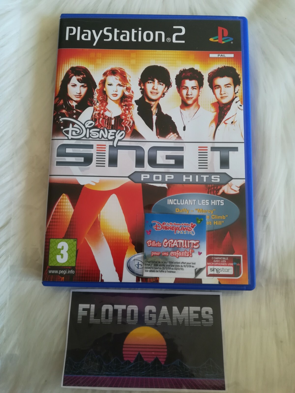 Jeu Disney Sing It Pop Hits pour Playstation 2 PS2 Complet CIB - Floto Games