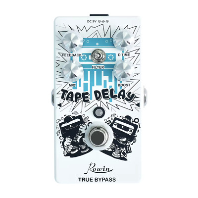 Rowin RE-01 Tape Delay Guitar Effects Pedal - New - Ships from USA