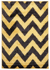 Ziggy-Shag-Rug-Yellow-Charcoal-330x240cm