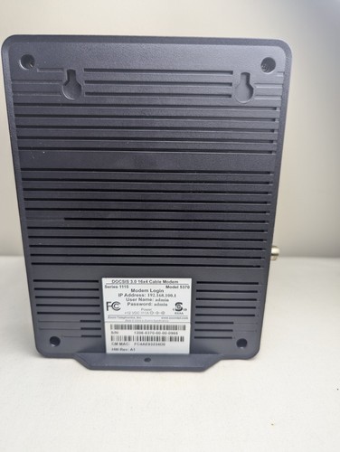 Zoom Cable Modem Model 5370: 684 Mbps* 16x4 DOCSIS 3.0 - Picture 3 of 6