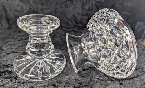 Waterford Crystal Hurricane Candle Lamp Hand Cut in the Alana Pattern 18cm - Picture 8 of 8