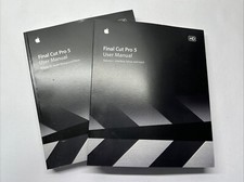 Apple Final Cut Pro 5 User Manuals Volumes 1 3 Books Only