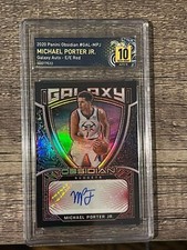 2020 Panini Obsidian MICHAEL PORTER JR Galaxy Electric Etch Red Auto /5...BMG 10