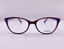 GUESS GU2581 052 Tortoise Purple Plastic Optical Eyeglasses Frame 49-17-135