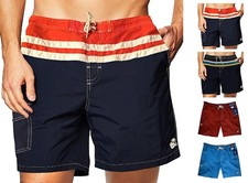 New Caribbean Joe Mens Mesh-Lined Swim Trunks Shorts Various Colors Size X-Large