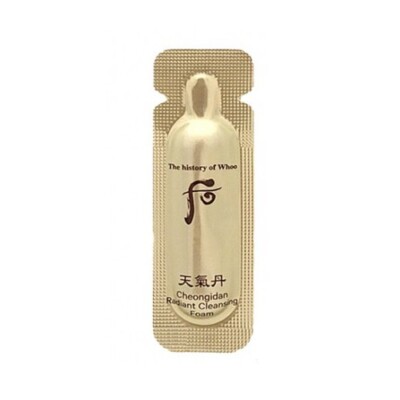 THE HISTORY OF WHOO Cheongidan Radiant Cleansing Foam 1ml x 120 Stück