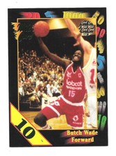 1992 Wild Card Basketball 10 Stripe Butch Wade #59 EXC