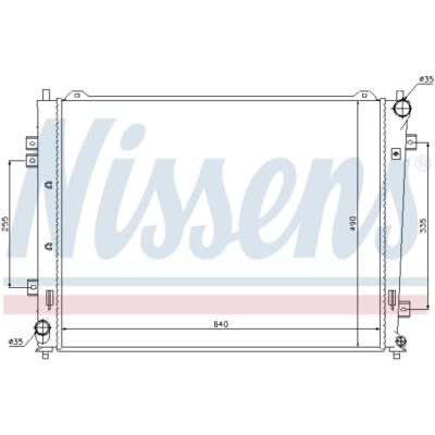 Kühler Wasserkühler Motorkühler für KIA Carens III UN 1.6 CRDi 128 2.0 FJ