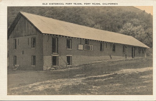 Fort Tejon CA * Old Historical Fort 1940s Lebec Kern Co.