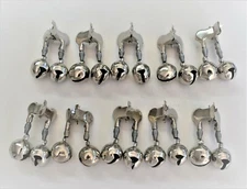 10 Pieces Fishing Double Spring Clip Design Bells Twin Alarm Bells Rings Rod 