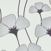 Erismann Tapete Urban Spirit 6742-10 Grau Weiß Schwarz Floral Vliestapete Vlies