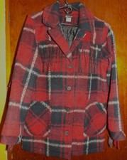 Fringe Coat Beautiful Red Plaid Western/cowgirl Style New By Venus Women's Xl