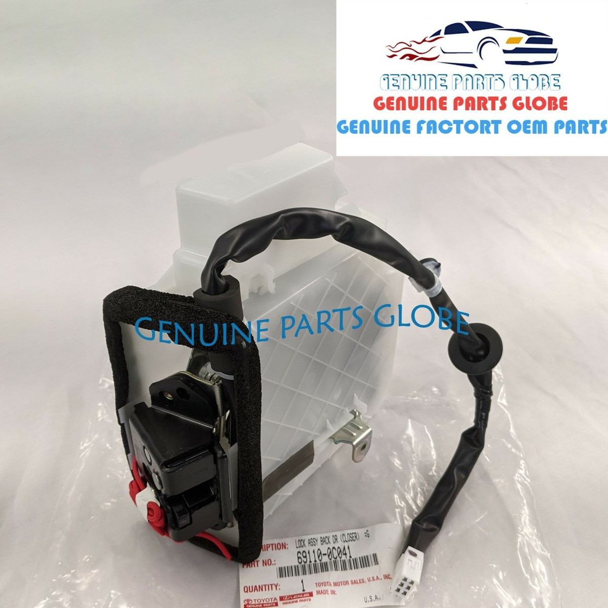 GENUINE TOYOTA 08-22 SEQUOIA REAR BACK DOOR LOCK WITH POWER