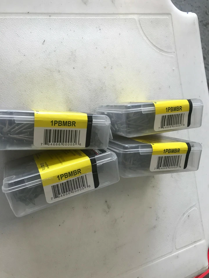 24 OZ Grip Rite 1" Largo MARRÓN MEDIO Panel Tablero Uñas Anillo Vástago 1PBMBR Foto 3 de 3