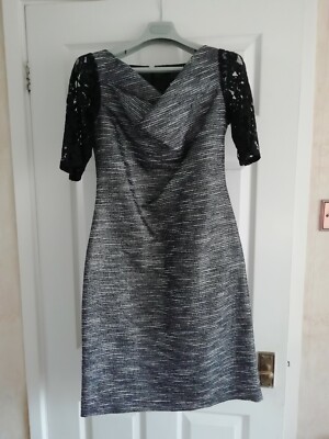 Fee G Cocktail /party Dress Size Black And Silver High Quality