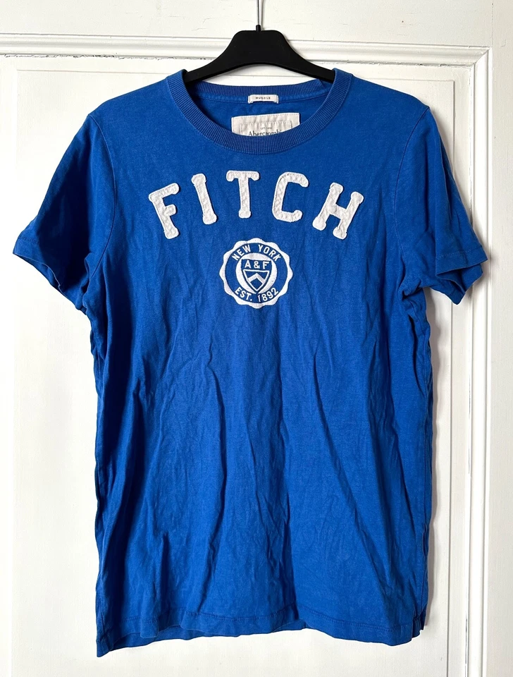 Tshirt bleu homme Abercrombie & Fitch homme taille M - Photo 1/4