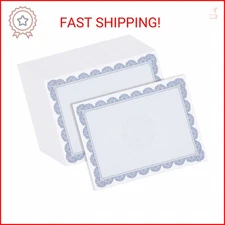 Best Paper Greetings Printable Certificate Paper - Letter Size (8.5" x 11"), Nav