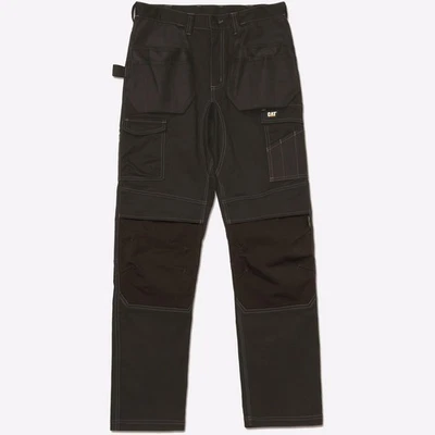 Caterpillar Essentiel Homme Extensible Travail Sécurité Pantalon Noir (34L Long - Photo 1/4