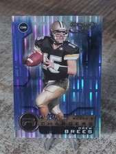 Drew Brees Rookie Card 2001 Quantum Leaf #202. rookie card picture