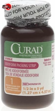 Curad Iodoform Gauze Packing Strip Sterile 1/2 x 5yd Sterile Wound Packing Cares