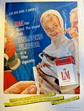 Magazine Advertisement 1960 L & M Cigarettes L & M Has Done It Again