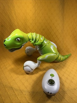 ZOOMER DINO BOOMER Green T-Rex Interactive remote With Control