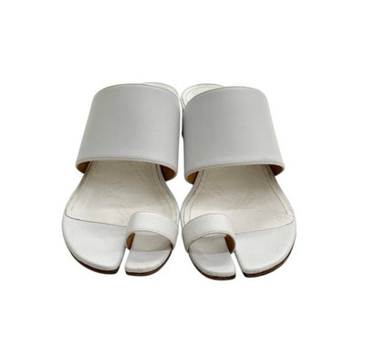 Maison Margiela Tabi Mule Sandals White S58WP0234 Women s Size US6 EU36 w/Box