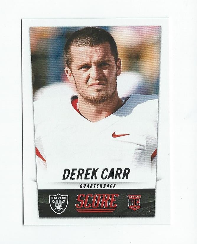 2014 Score #364 Derek Carr RC Rookie Raiders Saints