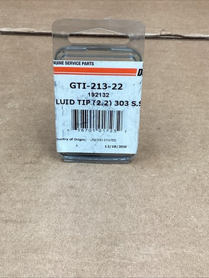 #ad DeVilbiss DEVGTI 213 22 GTI 213 22 2.2mm Fluid Tip for GTi Spray Guns $169.95