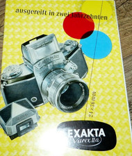 Katalog /Broschüre Exakta Varex 2 a 24 x36mm 1936-1956 ORG Nachschlagewerk