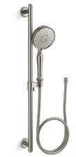 Kohler 22176-G-BN  28" Multi-Function Handshower Set, Vibrant Brushed Nickel