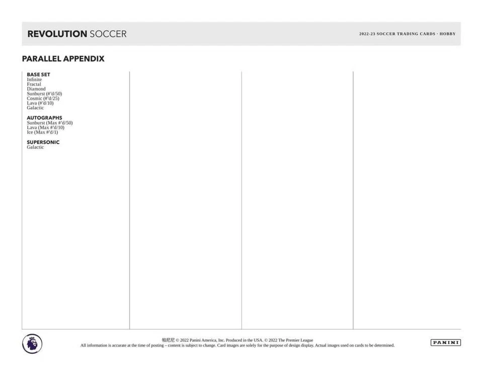2022-23 PANINI REVOLUTION PREMIER LEAGUE EPL SOCCER FACTORY SEALED HOBBY BOX  - Image 3 of 4