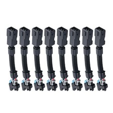 8pcs LS1 LS6 LT1 EV1 Injector Harness, Pigtails to Multec LQ4, LQ9 4.8 5.3 6.0..