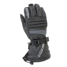 Katahdin Gear Gear Torque Leather Snowmobile Gloves - Grey - Medium 84183803