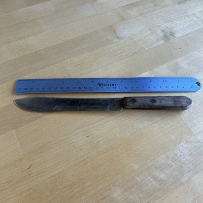 Geneva Forge 11in Butcher Knife Tempered Hi-Carbon USA Vintage 7  Blade