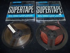 PAIR REEL TO REEL 7" REALISTIC SUPERTAPE