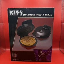 KISS Demon Waffle Maker New In Open Box Never Used!