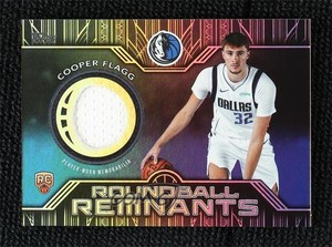 2025 Topps Rookie Roundball Remnants Rainbow Foilboard Cooper Flagg #RRR-CF RC