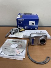 Olympus X-7104.0MP Compact Digital Camera Silver Tested With xD Card - TESTED