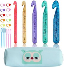 Large Crochet Hooks,25Mm 20Mm 18Mm 15Mm 12Mm Crochet Hooks,Large Crochet Hooks